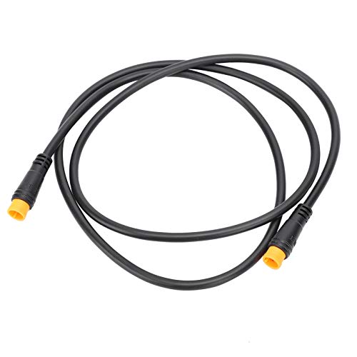 Accesorio de bicicleta eléctrica robusto mano de obra exquisita resistente al desgaste Cable adaptador de conversión de conector de 3 pines de alta durabilidad para montar en senderos(Male-male)