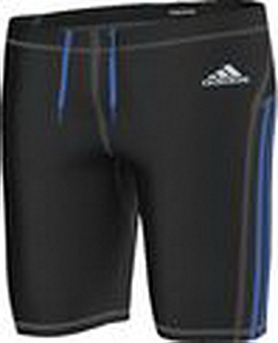 adidas - Mallas Cortas Ajustadas para Hombre Negro Black/Bright Royal Talla:Small