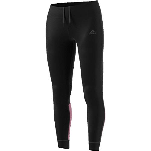 adidas Own The Run TGT Mallas, Mujer, Negro/rosaut, 2XS