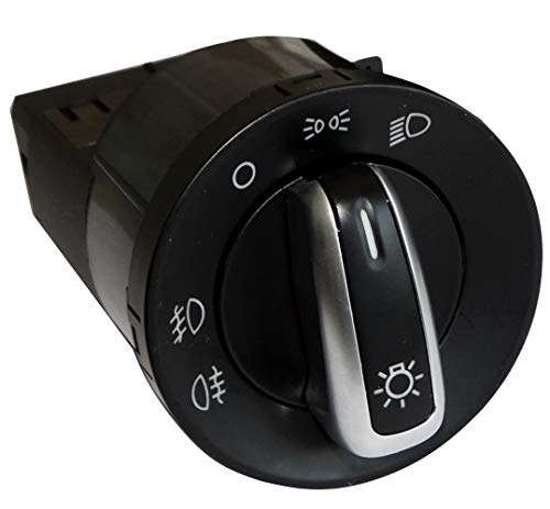 AERZETIX: Interruptor botón de función faros control de luz antiniebla compatible con 3BD941531A C16174