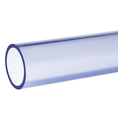 A&H Longitud 50cm Tubo Transparente Tubo De PVC Manguera Tubo De Agua Manguera De Agua Tubo De Bomba Upvc Duro Tubo De Riego De Jardín Tubo De Acuario