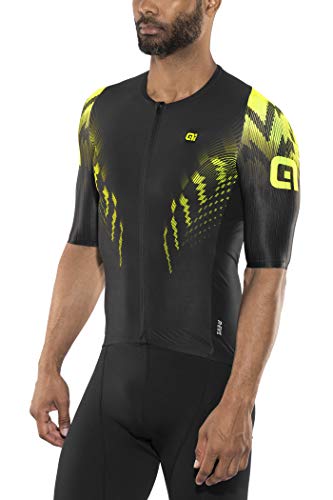 Alé 14754018 Maillot Mangas Cortas, Hombre, Negro, M-170/179