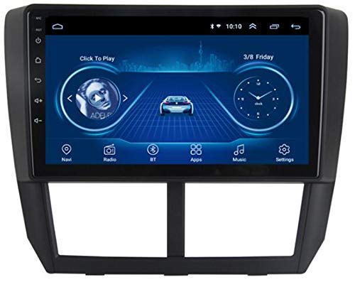 Android 10.0 Coche Navi Multimedia Player Radio Video Audio Stereo para Subaru FORTER 2008-2012 GPS Sistema de navegación GPS SWC FM Mirror Link Bluetooth