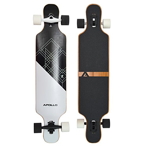 Apollo Longboard SUVA Special Edition Tabla Completa con rodamiento de Bolas High Speed ABEC Incl. Skate T-Tool, Drop Through Freeride Skate Cruiser Boards