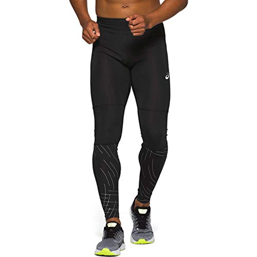 ASICS Tight Malla, Hombre, Night Track Black, s