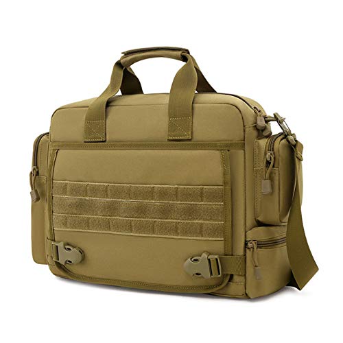 BAIGIO Mochila Bandolera Militar Táctica Multifunción Maletín para Portátiles Messenger Bag Bolsa de Mensajero Grande Bandolera Hombre para iPad Bolso para Ordenador