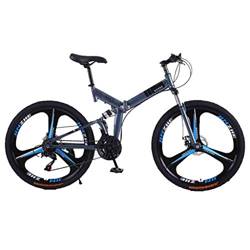 Bicicleta para joven Bicicletas De carretera Bicicleta de montaña plegable de la bici adulta MTB Carretera Bicicletas for hombres y mujeres de 26 pulgadas ruedas ajustables velocidad doble freno de di