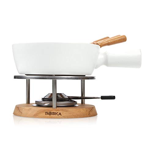 Boska Set de fondue Bianco - Para 875 gramos queso derretido - 1.3L