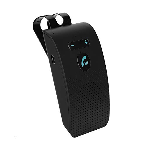 BT Speakerphone, Car SpeakerPhone Manos libres Bluetooth Sun Shield Wireless Speaker Kit de coche compatible con Bluetooth 4.2 para dispositivos Smartphone