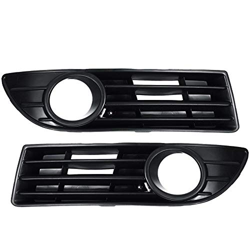 BYWWANG Para VW Polo 2005-2009, Cubierta de la lámpara de la luz antiniebla Delantera del Coche Marco de la lámpara de conducción Faros Delanteros Cubierta DRL