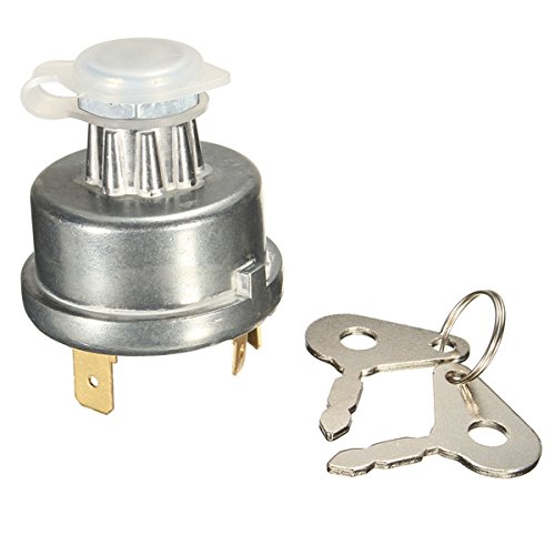 C-FUNN Interruptor Universal De Encendido del Tractor De Arranque 2 Llave para Massey Ferguson John Deere