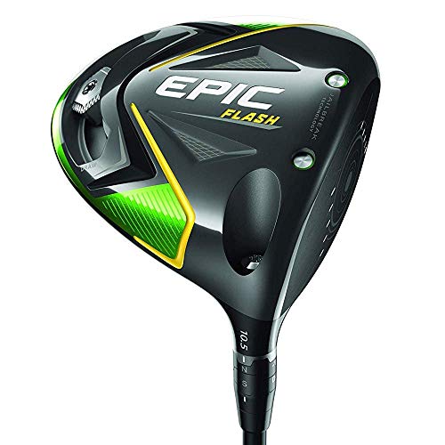 Callaway Golf 2019 Epic Flash Driver, Left Hand, Project X Even Flow Green, 50G, Stiff Flex, 9.0 Degrees