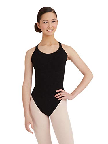 Capezio Maillot de tirantes para mujer - negro - Large