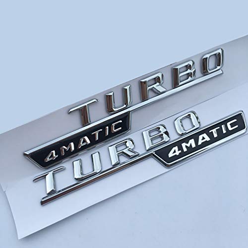 Car Styling Sticker Letter Emblem Turbo 4matic A M G Badge Fender Supercharge Logo para Mercedes Benz AMG 2014-2016