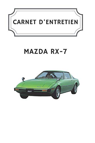 Carnet d'entretien Mazda RX-7