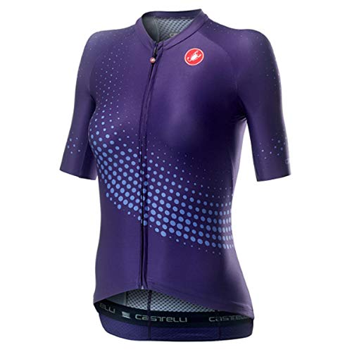 castelli Aero Pro W Camiseta, Mujer, Deep Purple, M