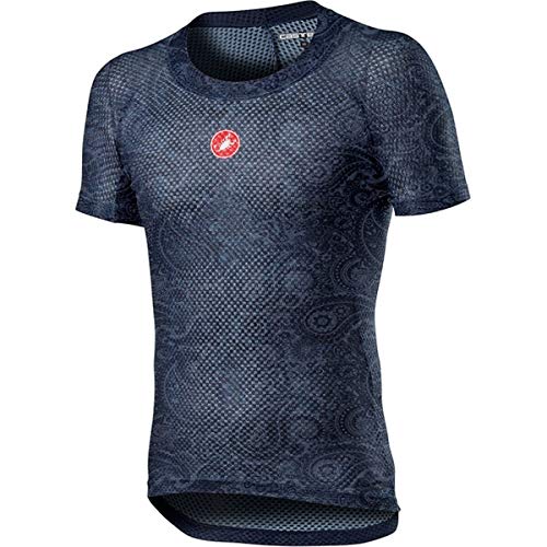 CASTELLI Pro Mesh M Short Sleeve Camiseta, Dark Steel Blue, L para Hombre