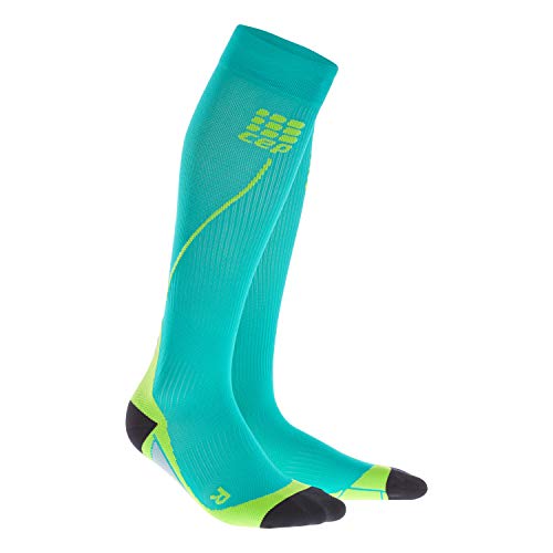 CEP Progressive+ - Calcetines de compresión 2.0 para mujer, Unisex adulto, Calcetines, WP453, verde, V