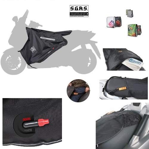 Compatible con Honda X-ADV 750 Desert Track 2019 19 Cubrepiernas Termoscud Tucano Urbano R186-X específico para scooter manta térmica impermeable interior de ecopiel exterior de nailon