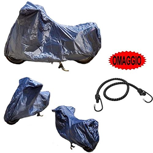 Compatible con Piaggio MP3 L 300 Funda cubre moto cubrescooter de nailon impermeable antidesgarro Talla XL Cubierta para moto, scooter, maxiscooter universal 246 x 105 x 127 cm BLE