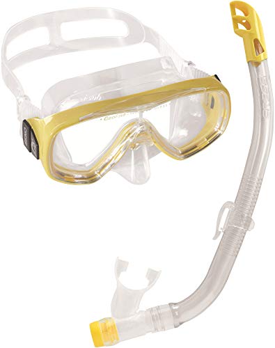 Cressi Ondina & Top - Gafas Ondina y Tubo Top para Niños 7/13 Años Amarillo