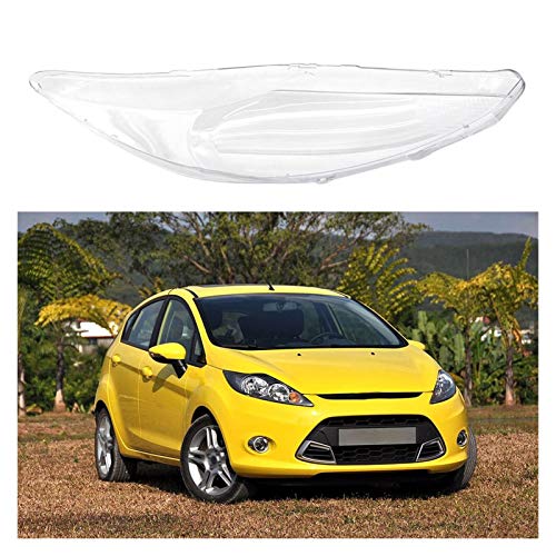 Cubierta de la lente del faro Máscaras De Reemplazo Faro Lente Delantera Faros Transparente Lampshades Cáscara De Lámpara Frontal Izquierdo Faros Cubierta De La Lente Fit For Ford Fiesta 2009-2011 Cub