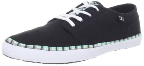 DC STUDIO LTZ - Zapatos con cordones de lona mujer, Negro (Black), 38.5