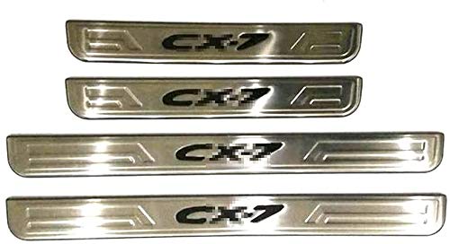 Decoración para los umbrales de las puertas del coche, para Mazda CX-7 CX 7 CX7 2007-2017 Accesorios de decoración adhesivos antirrayas antideslizantes.