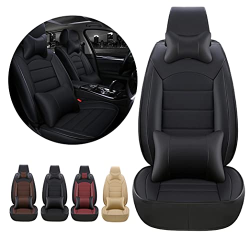 Delanteros Juegos de Funda de Asiento Universales para Mazda 6 Mazda6 Kombi 2006-2018 Lujo Juegos de Cubreasientos Compatible con 95% de Automóviles Negro