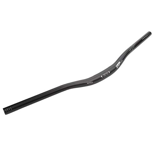 Demeras Bicicleta Manillar extralargo Aleación de Aluminio Barras Anchas de 31,8 mm para Ciclismo Racing Negro(Negro)