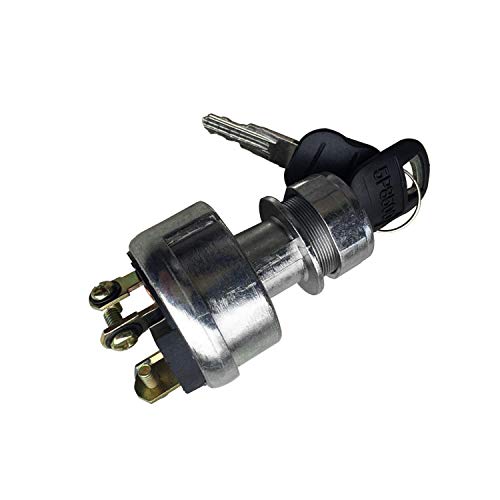 Disenparts Cable de Encendido 4 Cable con 2 Llaves 9G7641 para Caterpilla r Cathe Wheel Cargador 916 918F 924F 926 926A 928F 936 936F 938F 960F 950F II 950G 960F 962G 966F 970F 972G 966G 970F