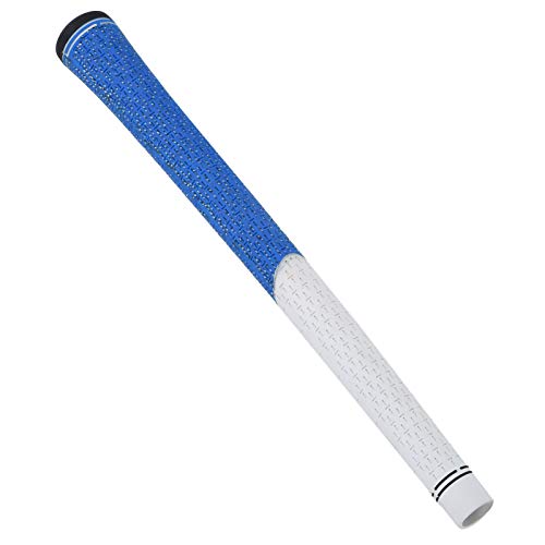 Drfeify Agarre de Golf, Mango de Agarre de Palo de Golf de Goma estándar Duradero Repuesto de Accesorios Antideslizantes de 12,5 mm(Blanco Azul)