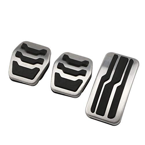 DYBANP Pedal del Coche, para Mazda 3 2009-2015, Pedal de Embrague de Acero Inoxidable AT/MT para Coche Pedales de Freno Kit de Pedal de Descanso