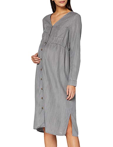 Esprit Maternity Dress wvn LS Vestido, Grey Denim-920, 44 para Mujer