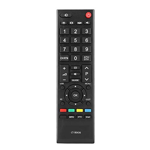 fasient1 Mando a Distancia de TV multifunción de Repuesto para Toshiba CT-90436 CT-90325 CT-90351 CT-90329 CT-90380 CT-90386 CT-90336