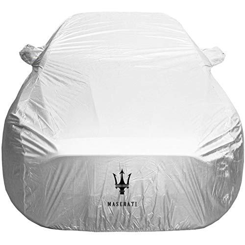 Funda De Coche Compatible con Maserati Biturbo Coupe Grancabrio Exterior Cubierta De Coche 100% Resistente Al Agua Nieve Granizo Heladas Polvo Y Protección Solar Protección