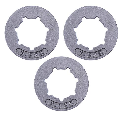 Haishine 3Pcs / Lot Embrague Tambor Rueda Dentada .325"-7Testar para STIHL MS260 MS261 MS270 MS280 MS290 026 028 028 028 029 039 034 036 Motosierra