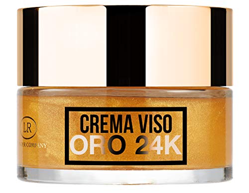 Hollywood Gold Cream, Crema facial con oro de 24 quilates, iluminadora, hidratante y nutritiva (1x50 ml) - LR Wonder Company