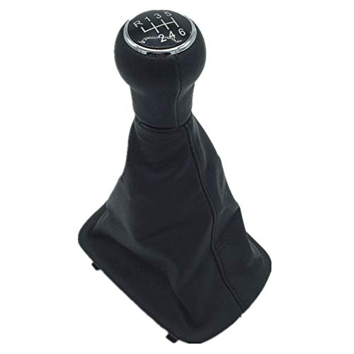 HTSM para Audi A4 A6 A8 C5 B5 D2 1997 1998 1999 2000 2001 Car Styling 5 6 Speed ​​Gear Shift Pomo De La Palanca De Arranque Polaina Palanca de Cambio de Marchas (Talla : 6 VELOCIDADES)