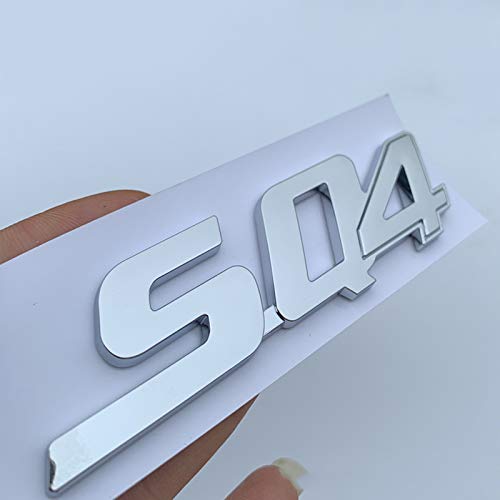 HTTY Emblema de letras negras brillantes para Maserati Ghibli Gransport Quattroporte Granlusso Q4 SQ4 GTS Logo Car Trunk Side Sticker Chrome (color negro brillante, estilo: Quattroporte)