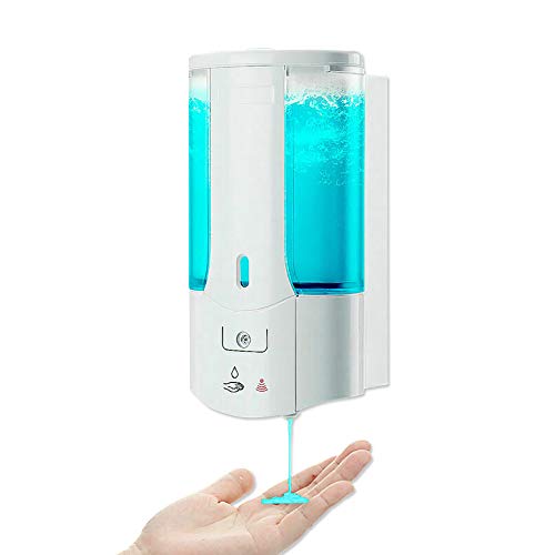 Hydroland Dispensador Automático De Jabón Líquido Montado En La Pared, Sin Contacto, Manos Libres, Infrarrojos, Inducción, Inteligente, Para Accesorios De Baño En La Cocina, 450 ml