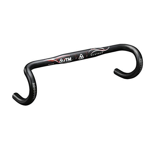 ITM Alutech A 7075 - Manillar para Bicicleta (Talla única), Color Negro