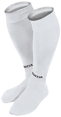 Joma Classic Calcetines de fútbol, Hombres, Blanco, L