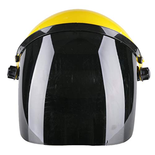 Kakiyi - Casco de Soldadura Transparente antiescapes Protector eléctrico Soldador, máscara Frontal Completa antigolpes