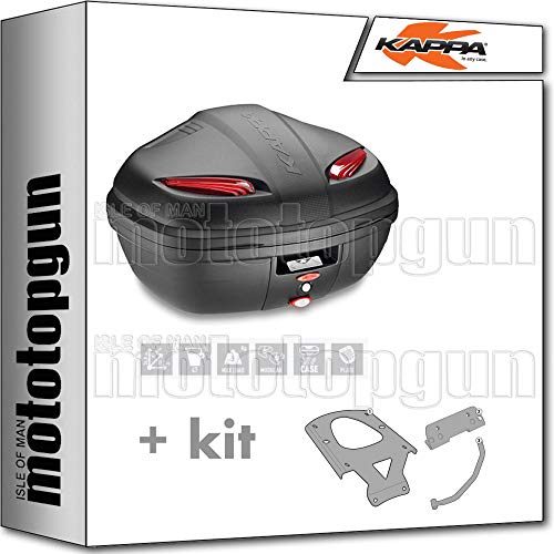 kappa maleta k47n manta 47 lt + portaequipaje monolock compatible con sym joymax z 300 2020 20