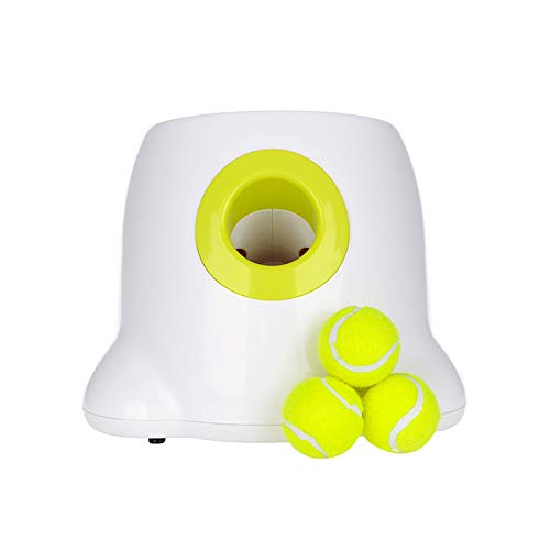 KKTECT Lanzador de Pelotas automático, máquina automática de Pelotas para Perros pequeños, máquina de Pelotas de Tenis, Rompecabezas Interactivo, Entrenamiento de Inteligencia para Perros de Juguete