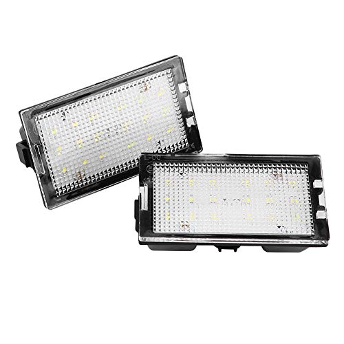 Lámpara de licencia LED - Luz de licencia LED de 2 piezas, Licencia de LED sin error, lámpara de luz de placa, para Land Range Rover Sport L320 2005-2013