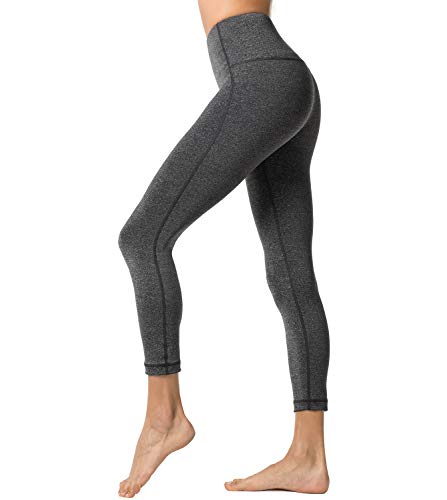 LAPASA Pantalón Deportivo de Mujer Cintura Alta Malla para Running Yoga y Ejercicio. L01