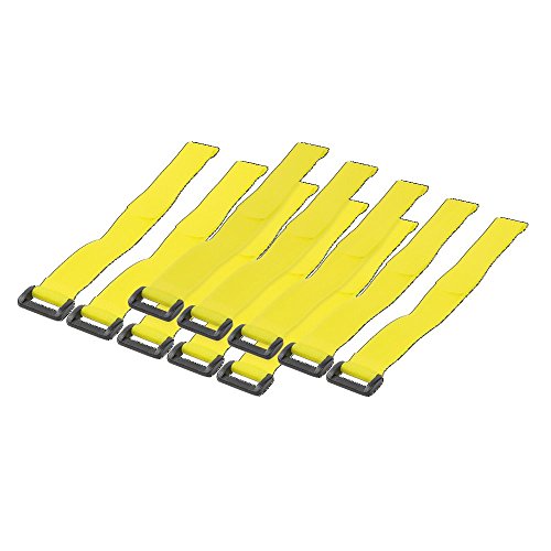 LogiLink KAB0015 - Sujeción para Cables (10 Unidades, 300x20 mm) Amarillo