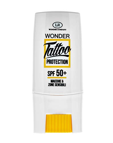 LR Wonder Company: crema de protección de la piel tatuada SPF 50 + manchas y zonas sensibles, 9 ml